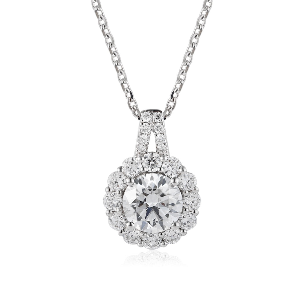 VELYRAA Emerald Solitaire Necklace