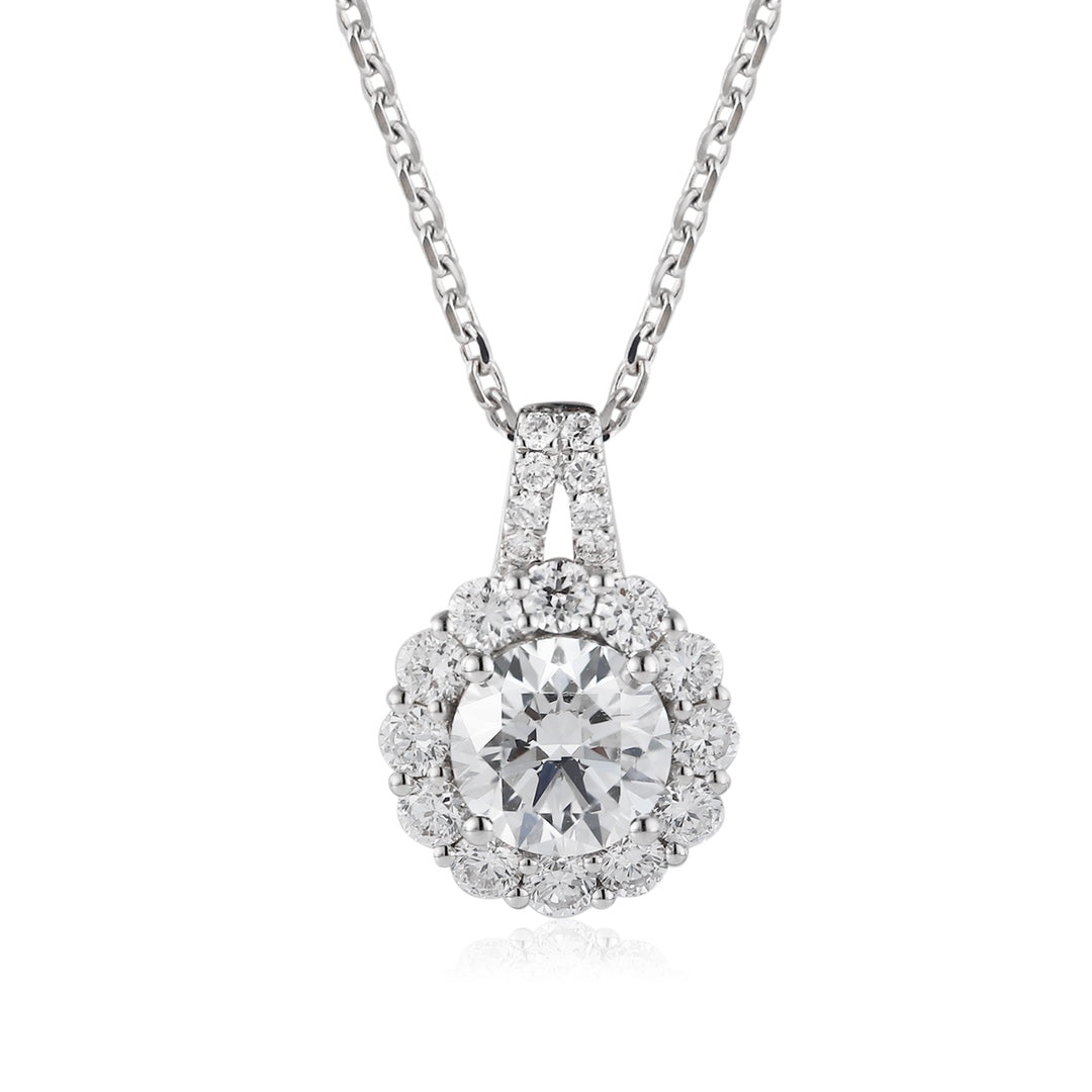 VELYRAA Emerald Solitaire Necklace