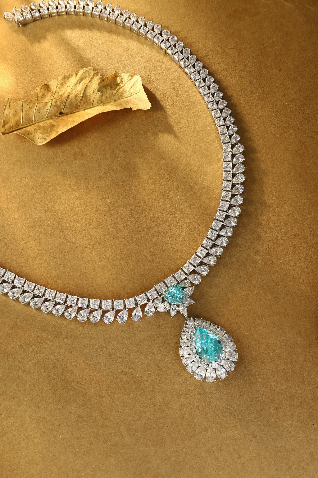 Paraiba Radiance Lab-Created Paraiba Statement Necklace