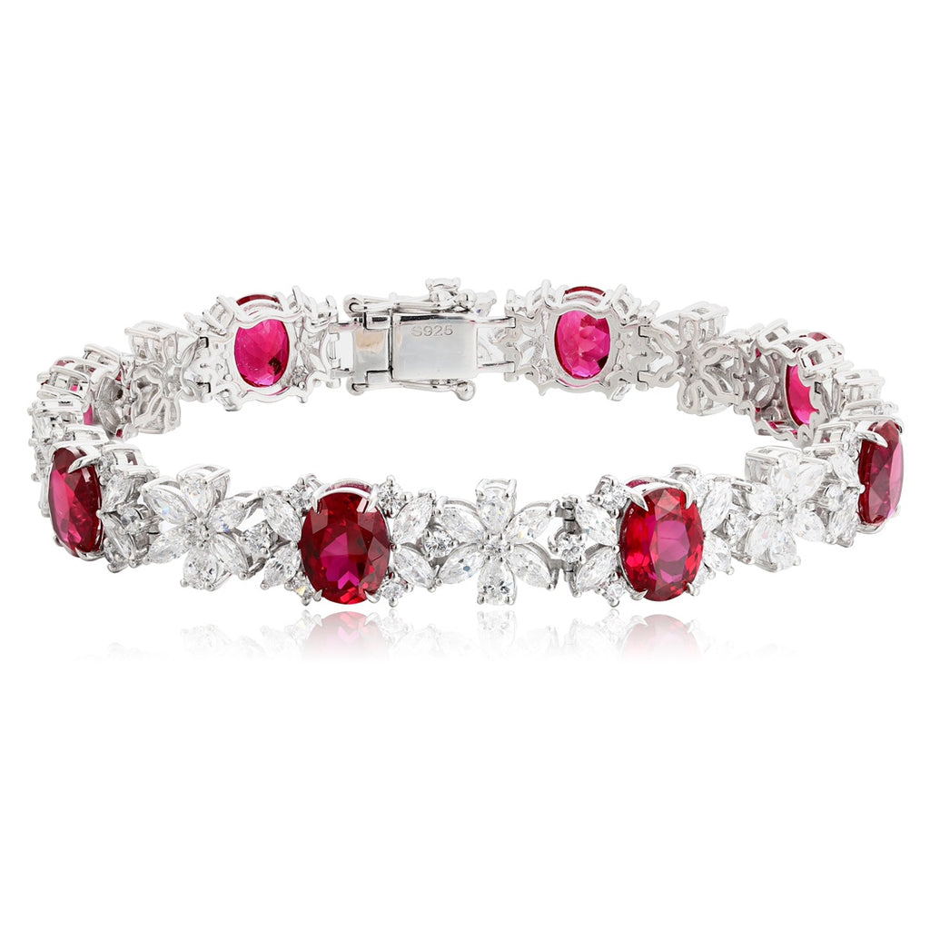 Ruby Garland Lab-Created Ruby Bracelet