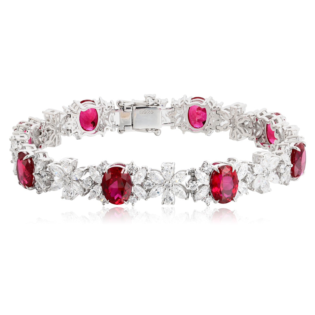 Ruby Garland Lab-Created Ruby Bracelet